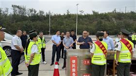 标题:中电建冀交高投公司赴太行山高速邢台段督导调研省旅发大会服务保障工作<br/>说明:<br/>日期:2025/9/16 8:43:26